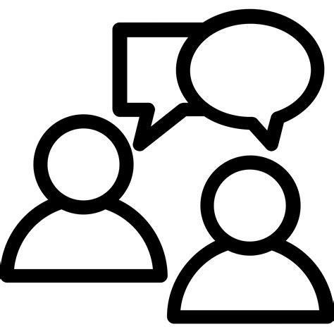 Chat Communication Conversation Dialogue Discussion Icon Download