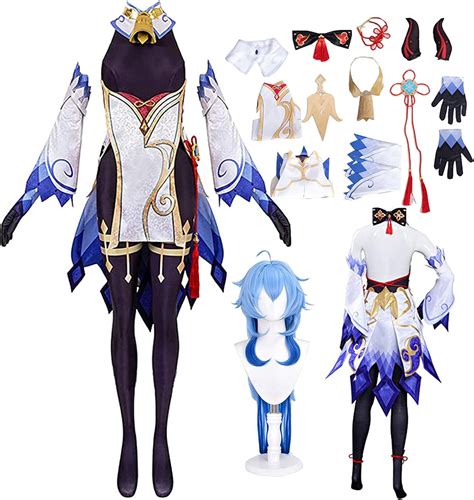 Qdx Genshin Effect Ganyu Cosplay Costume Anime Costume Game Ganeu