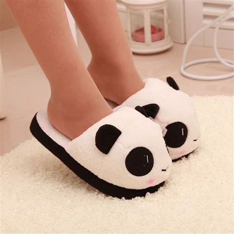 Plush Panda Animal Slippers Lovely Funny Plush Indoor Slipper Outfit