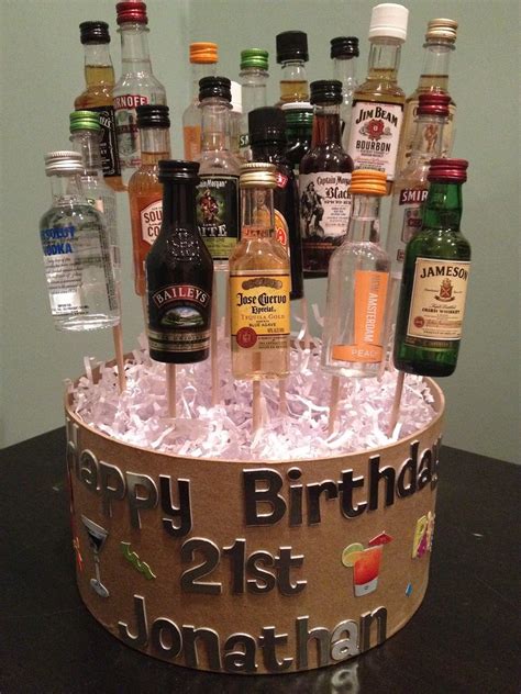 The birthday gift ideas range from delicious cakes and flowers to personalized gifts and gift hampers. 21st Birthday Cake Ideas With Alcohol | Free Image of 21st ...