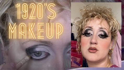 Trying 1920s Downturned Eye Makeup Brittany Broski Youtube