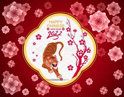 Chinese New Year 2022 - Year Of The Tiger. Lunar New Year Banner Design