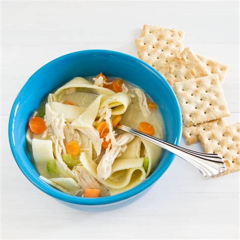 Add the chicken broth, bay leaves, thyme, oregano, pepper, and bring to a boil. Homemade Chicken Noodle Soup | Pick Fresh Foods | Pick ...