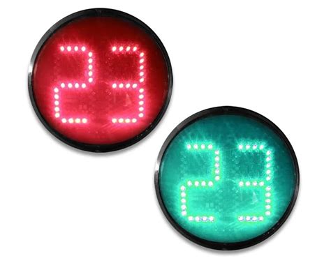 200mm Red Green Module Two Digits Led Traffic Light Countdown Timer