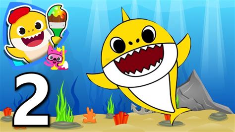 Pinkfong Baby Shark Coloring Book Gameplay Part 2 Ios Android