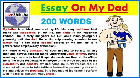 😍 My Father Essay Writing Great Example Of How To Write An Essay About Your Father 2022 10 28