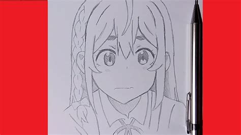 Easy Anime Drawinghow To Draw Sumi Sakurasawa From Rent A Girlfriend