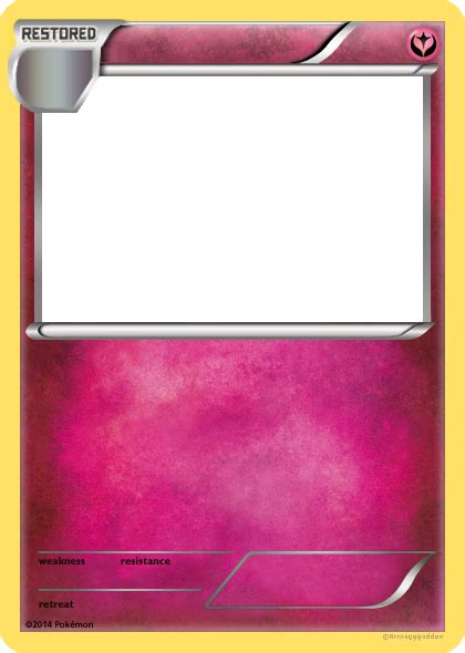 Bw Grass Basic Pokemon Card Blank By The Ketchi On Deviantart Pokemon