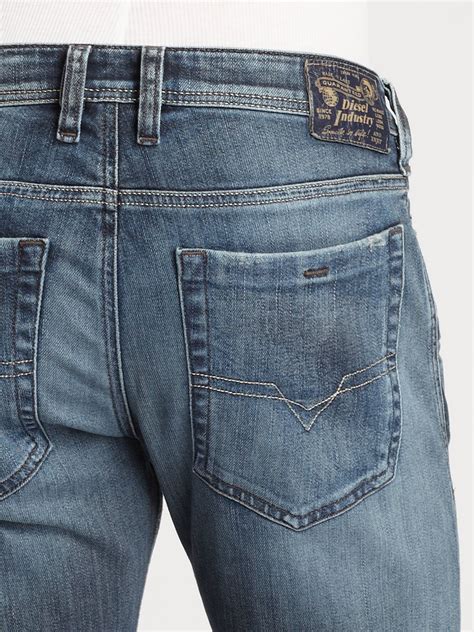 Lyst Diesel Zathan Bootcut Jeans In Blue For Men
