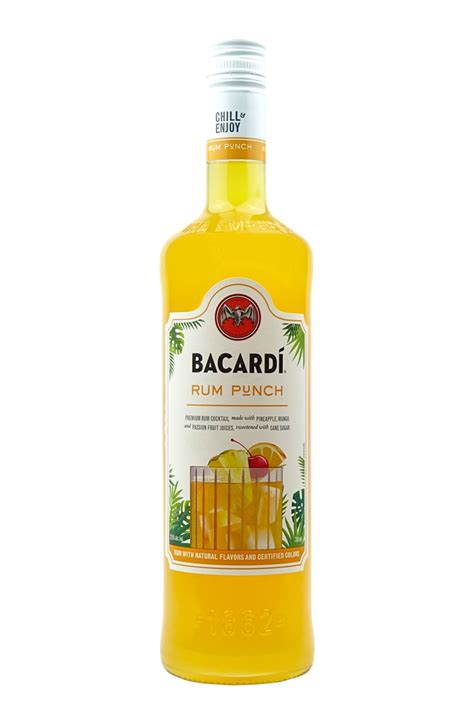 Bacardi Rum Punch Cocktail 75cl Vip Bottles