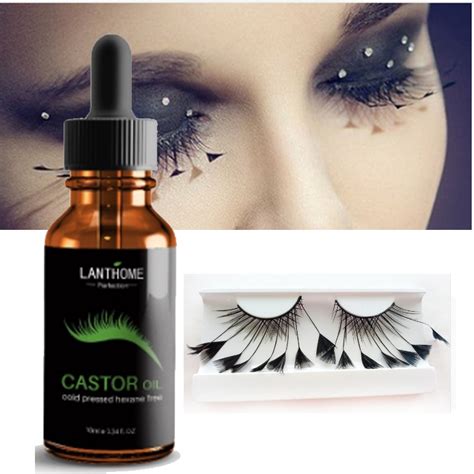 castor oil grow eyelashes eye lashes lift lash growth serum mascara kit enhancer eyebrow