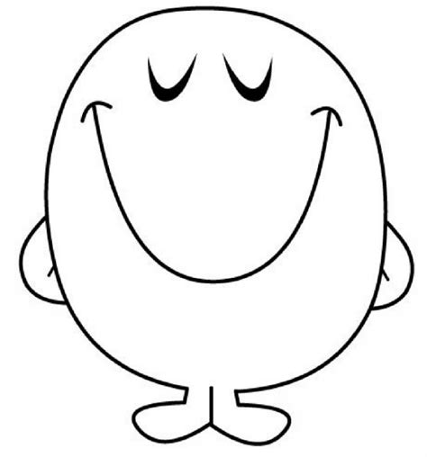 Coloring Page Mr Men And Little Miss Mr Happy 10