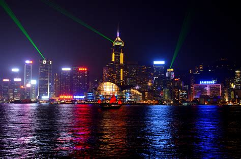 Hong Kong At Night 4k Uhd Wallpaper