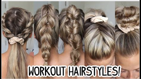 Easy Gymworkout Hairstyles Short Medium And Long Hairstyles Youtube