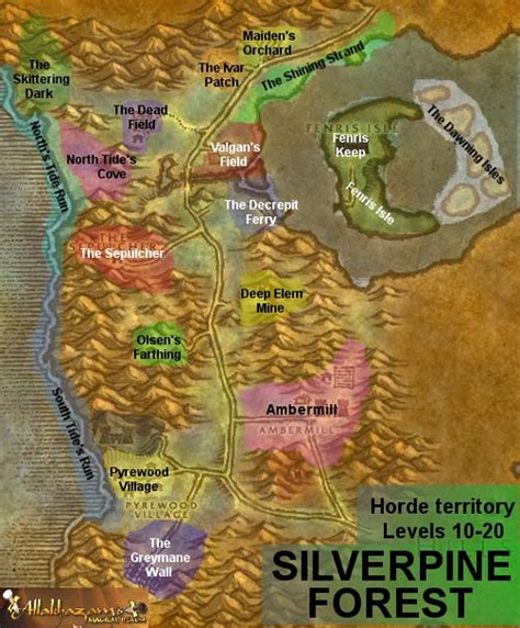 Categoría Subzonas De Silverpine Forest World Of Warcraft Wiki Fandom