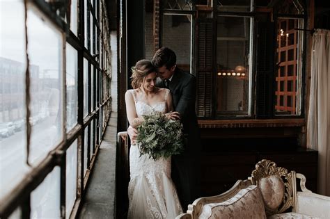 chicago illinois wedding photographer salvage one eclectic winter hipster unique elopement 217