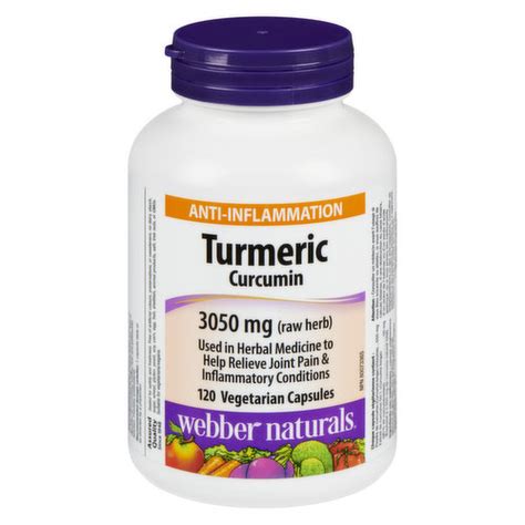 Webber Naturals Turmeric Curcumin Mg