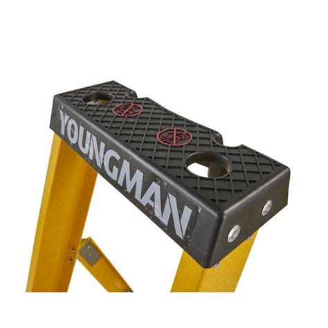 Youngman 8 Tread S400 Grp Trade Platform Step Ladder Bs En 131 Door