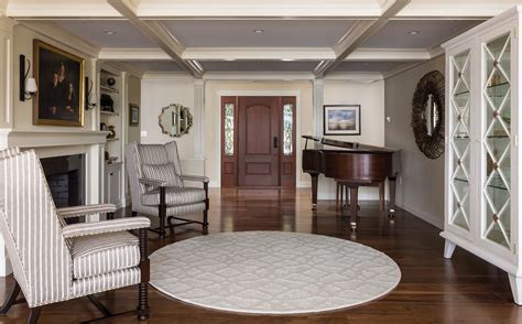 Trim and wainscoting and coffered ceilings are all architectural elements that can elevate the look and feel of a home. The Refuge: Governor's Island Renovation - Lighthouse ...