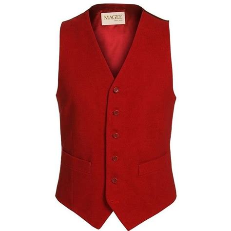 Red Moleskin Waistcoat Red Waistcoat Waistcoat Outfit Red Vest