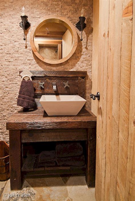 60 Cool Farmhouse Powder Room Design Ideas With Rustic Best Home