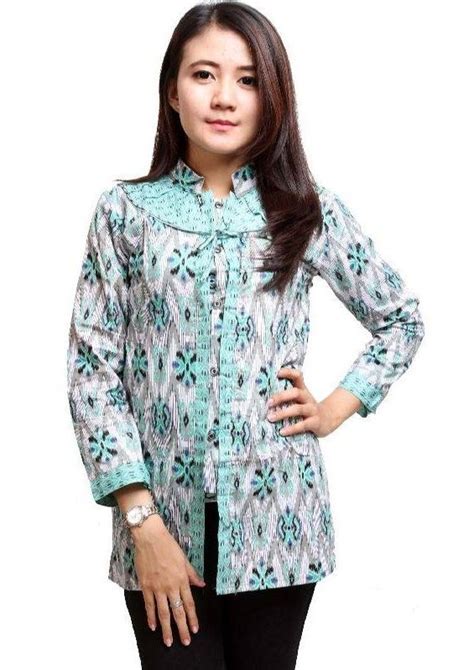 Model Baju Batik Kantor Wanita Terbaru Homecare24