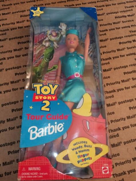 1999 Mattel Barbie Disney Pixar Toy Story 2 Tour Guide Doll 24015 For
