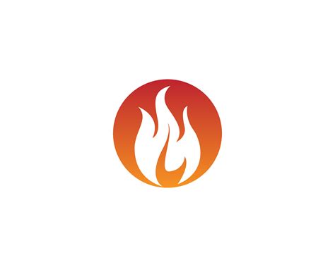 Fire Vector Icon Logo Vector Art At Vecteezy