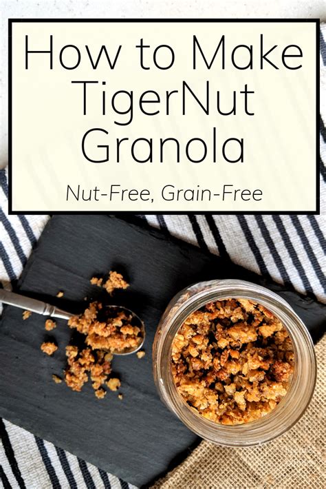 Basic Tigernut Granola Grain Free Nut Free Tigernut Mama Recipe
