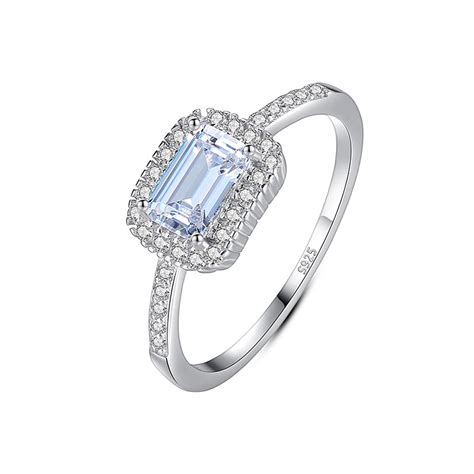 Sky Blue Gemstone Sterling Silver Ring Darg W Free Shipping