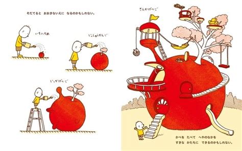 りんごかもしれない。でもりんごじゃないかもしれないよ。 Roomie（ルーミー） ヨシタケシンスケ 絵本 アートリファレンス