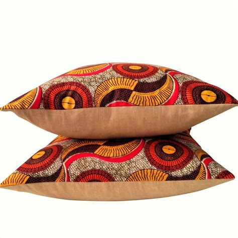 Up your style and decorate with modern throw pillows + poufs + throw blankets. African Wax Print Throw Pillow Cover, African Cushions ...