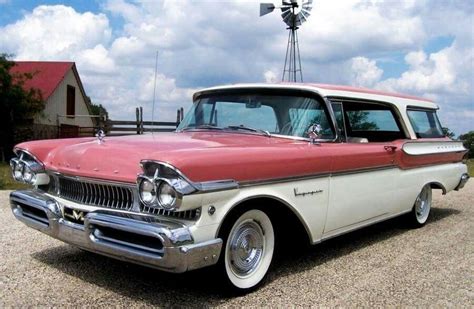 1957 Mercury Voyager 2 Door Wagon Station Wagon Cars Vintage Muscle