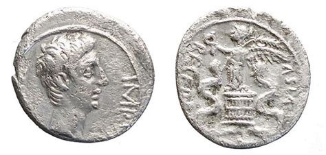 Roman Empire Augustus 27 Bc Ad 14 Ar Quinarius Catawiki