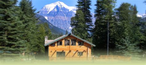 Mount Robson Lodge At Mountain River Lodge Jasper Natl Park Mount