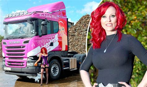 meet britain s sexiest trucker flame haired beauty named trucker of the year uk news
