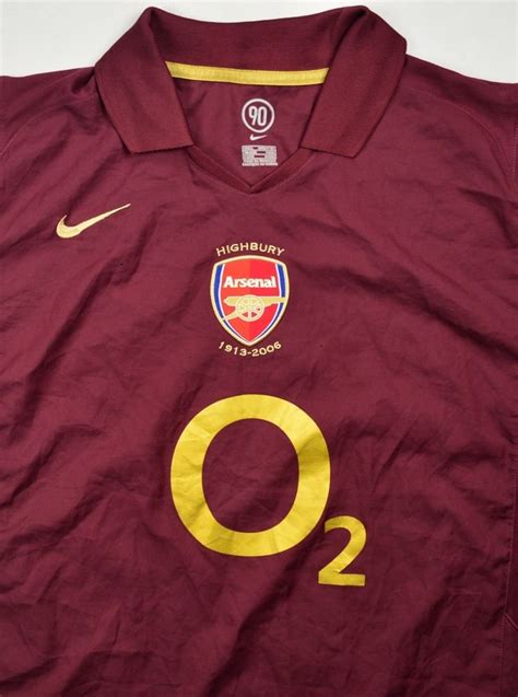 2005 06 Arsenal Shirt L Football Soccer Premier League Arsenal