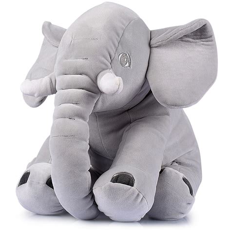 Large Stuffed Elephant Cute Soft Plush Cuddly Fluffy Great T Idea