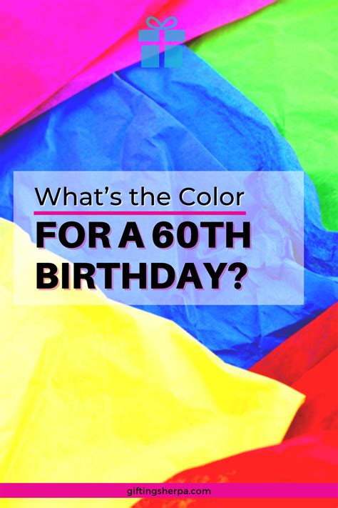 Whats The Color For 60th Birthday 60th Birthday Ideas For Mom 60th