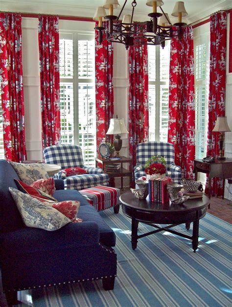 Pin By Curated Trimmings On Beautiful Interiors Living Room Red Blue