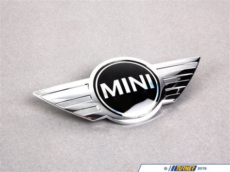51147026184 Genuine Mini Cooper Hood Emblem Turner Motorsport