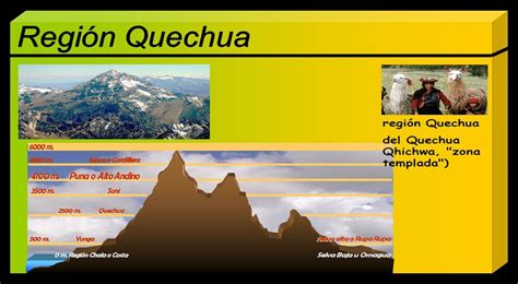Conoce Las 8 Regiones Naturales Del Perú Región Quechua Educación