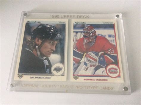 1990 Upper Deck Nhl Prototype Promo Cards 241a And 241b Wayne Gretzky