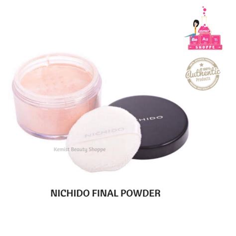 Nichido Final Powder Loose Powder With Free Puff Shopee Philippines