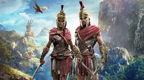 Wallpaper Assassin S Creed Odyssey Alexios Kassandra