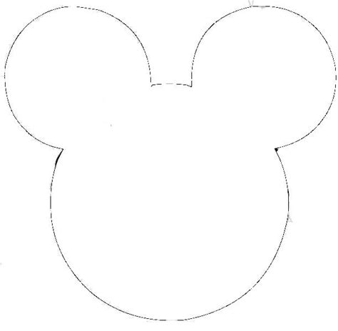 Mickey Head Outline