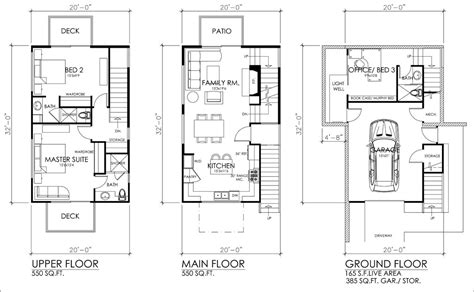 Storey Residential Floor Plan Floorplans Click