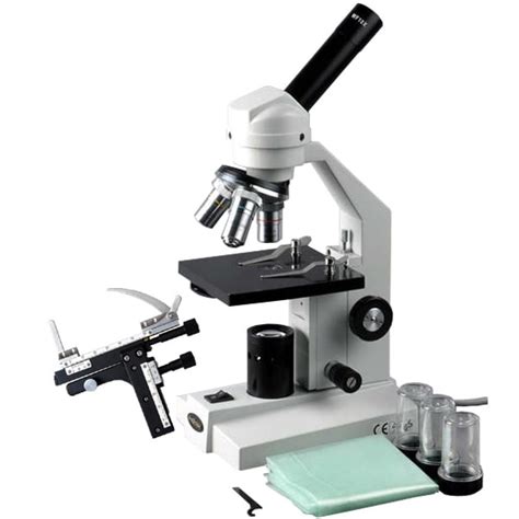 Amscope 40x 800x Student Compound Microscope W Mech Stage New