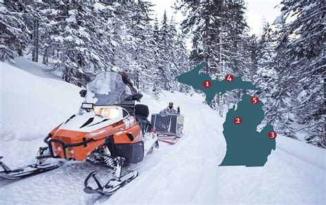 Best Of Michigan Snowmobile Trails Michigan Country Lines Magazine