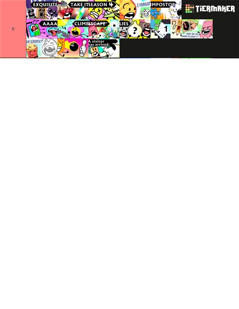 Bfdi Bfdia Bfb And Tpot As Of Tpot And Bfb Tier List Community SexiezPicz Web Porn